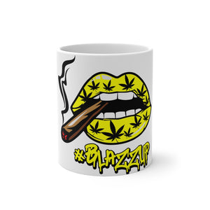 Yellow #BlazzupClassy Drip  Wake And Bake Coffee Mug