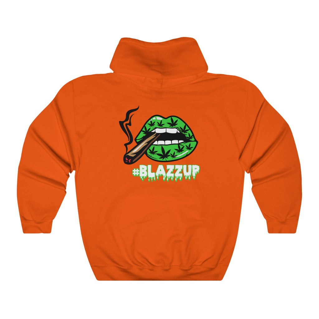 #Blazzup Green Spooky Drip Male Heavy Blend™ Hooded Sweatshirt