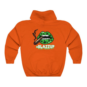 #Blazzup Green Spooky Drip Male Heavy Blend™ Hooded Sweatshirt