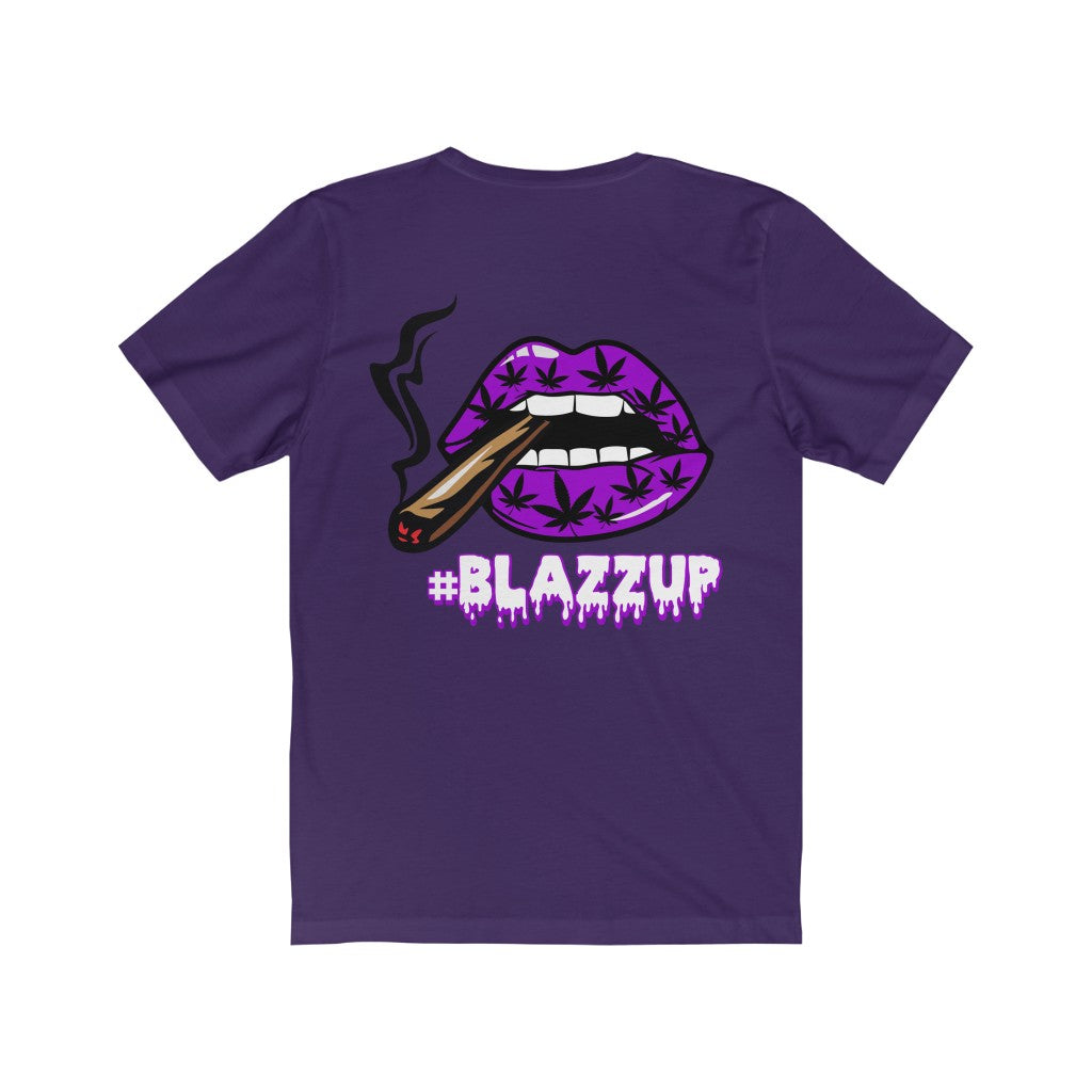 #Blazzup Spooky Drip White letters Unisex Jersey Short Sleeve Tee