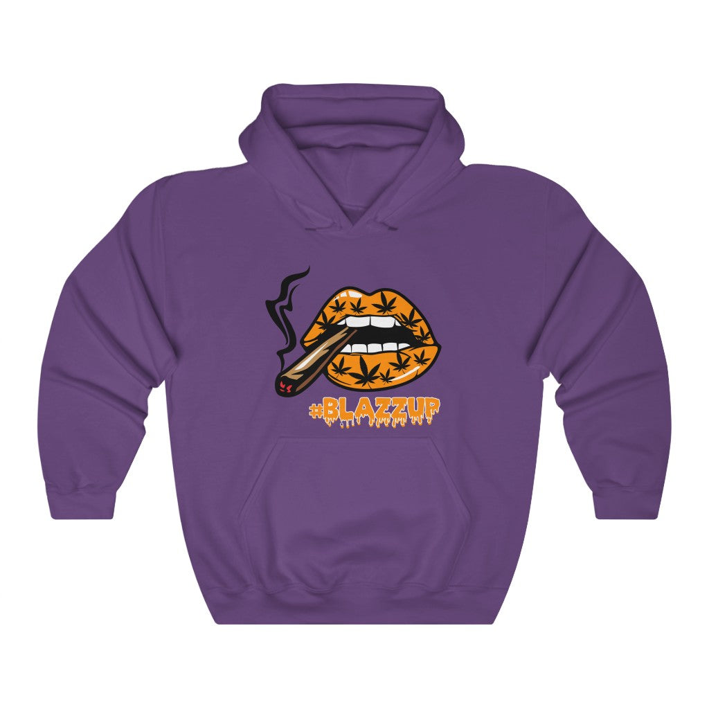 Orange #Blazzup  ™ Hooded Sweatshirt