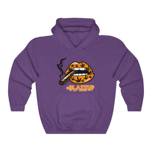 Orange #Blazzup  ™ Hooded Sweatshirt