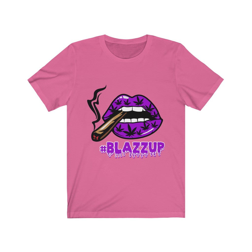 Purple #Blazzup spooky Drip Unisex Jersey Short Sleeve Tee