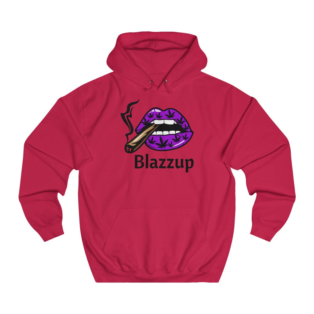 Blazzup Classic Print  Unisex College Hoodie