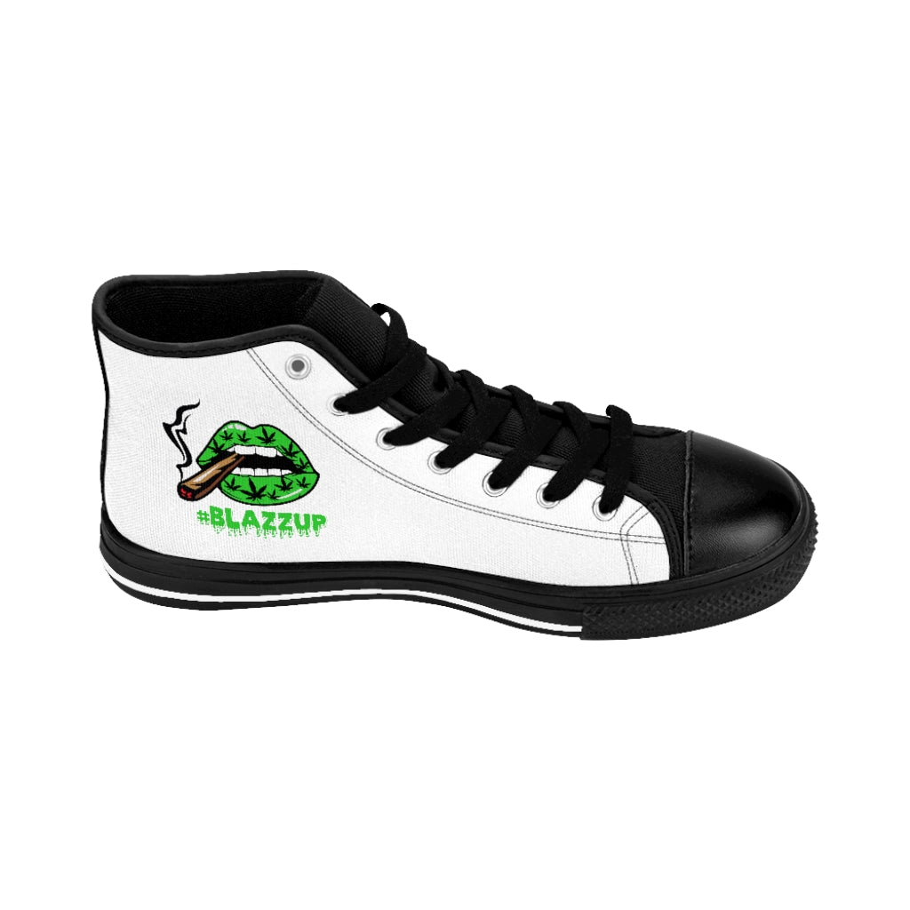 #Blazzup Green Spooky Drip Women's High-top Sneakers