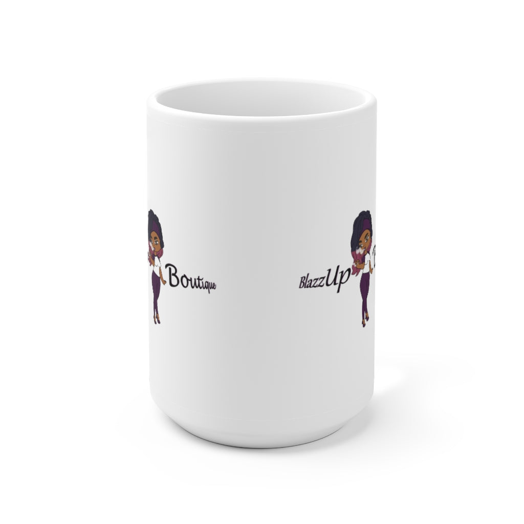 Indica Girl Purple Ceramic Mug 15oz