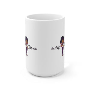 Indica Girl Purple Ceramic Mug 15oz