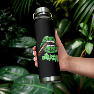 #Blazzup Classic Drip  Green 22oz Vacuum Insulated Bottle