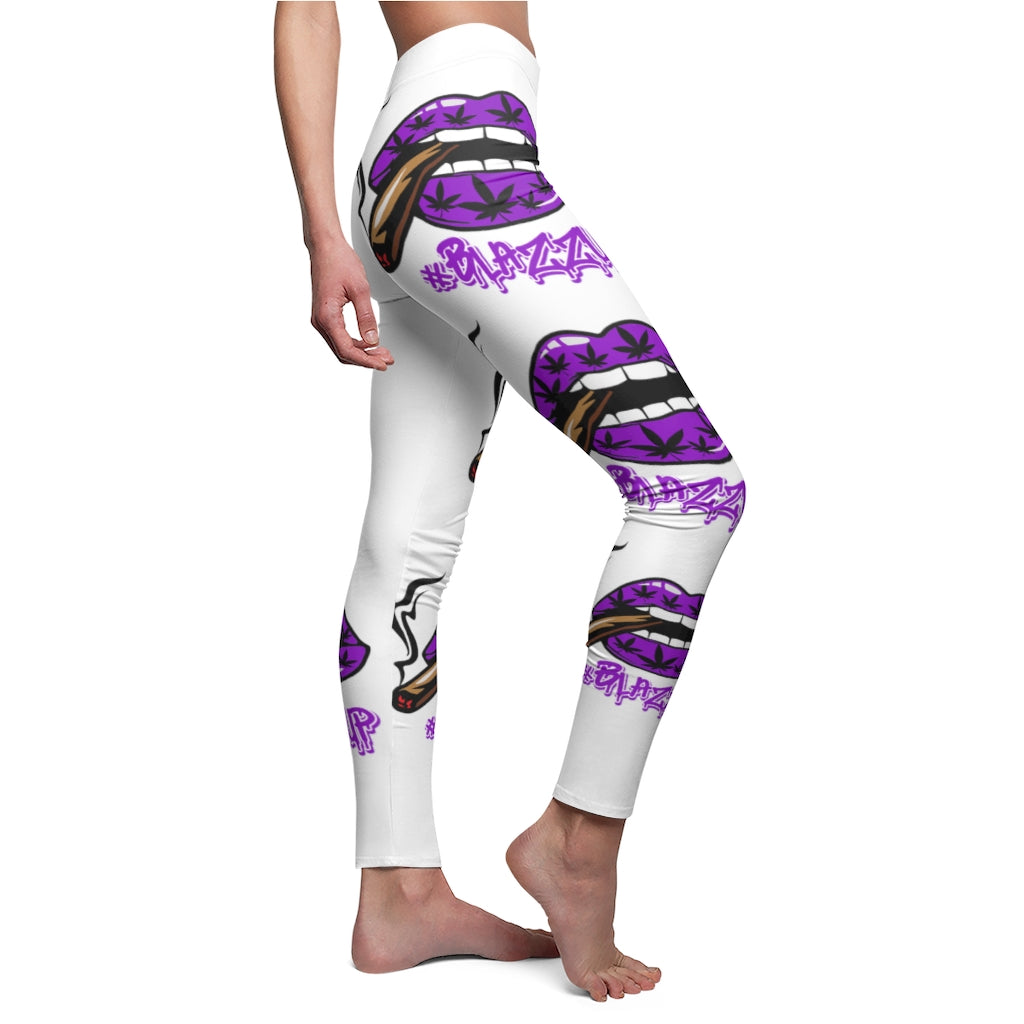 #Blazzup Purple Classy  Drip Women's Cut & Sew Casual Leggings