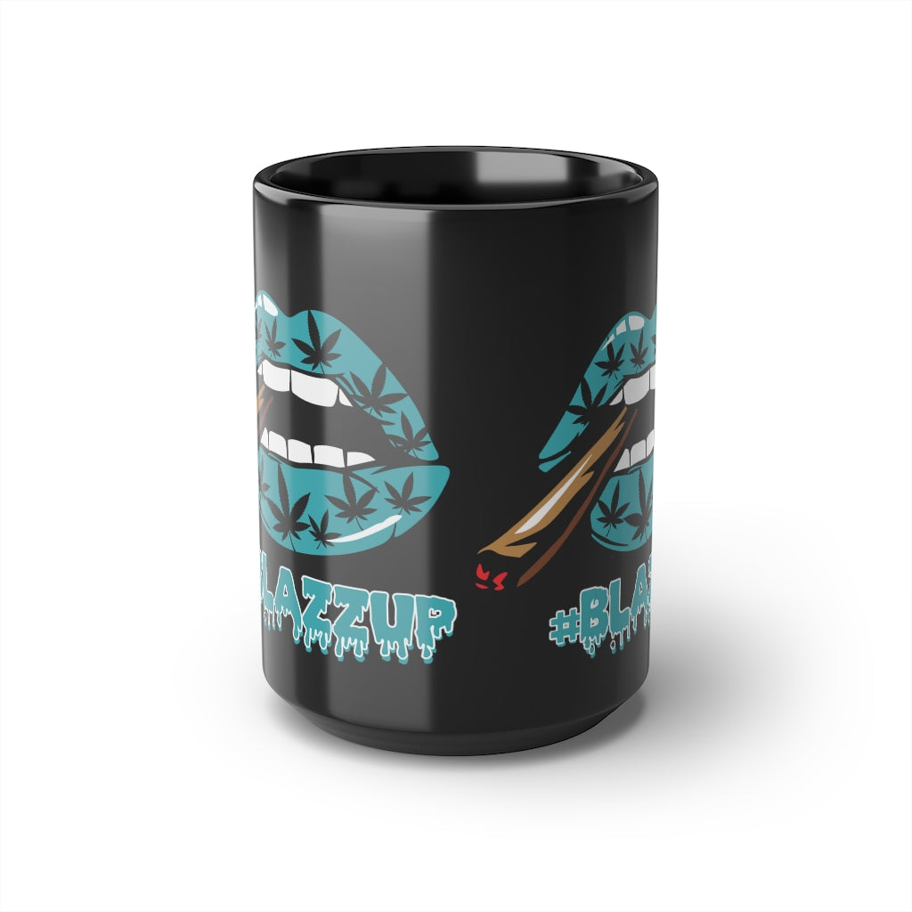Turquoise/Black #Blazzup Mug