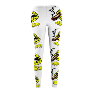 #Blazzup Yellow Spooky Drip Women's Cut & Sew Casual Leggings