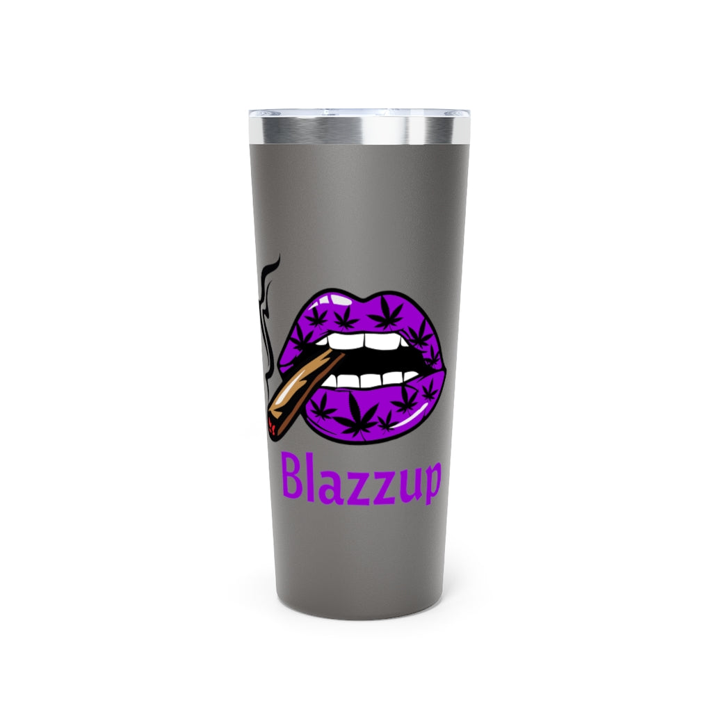 Purple Blazzup Copper Vacuum Insulated Tumbler, 22oz