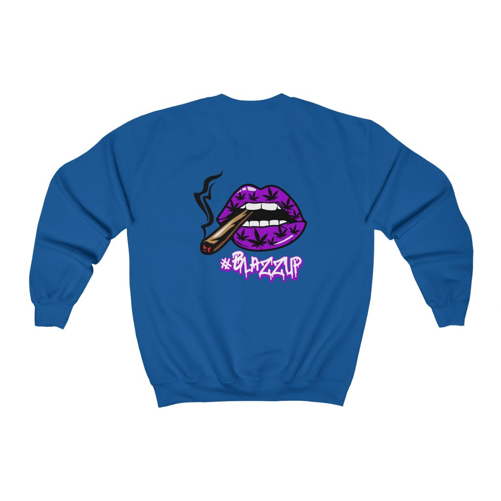 #Blazzup Purple Unisex Heavy Blend™ Crewneck Sweatshirt