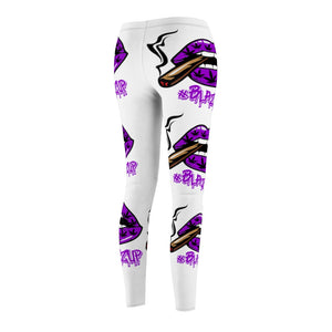 #Blazzup Purple Classy  Drip Women's Cut & Sew Casual Leggings