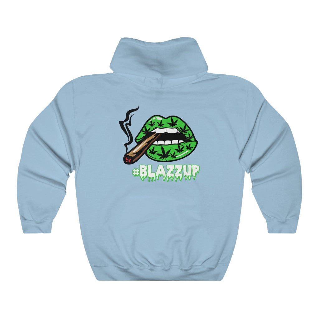 #Blazzup Green Spooky Drip Male Heavy Blend™ Hooded Sweatshirt