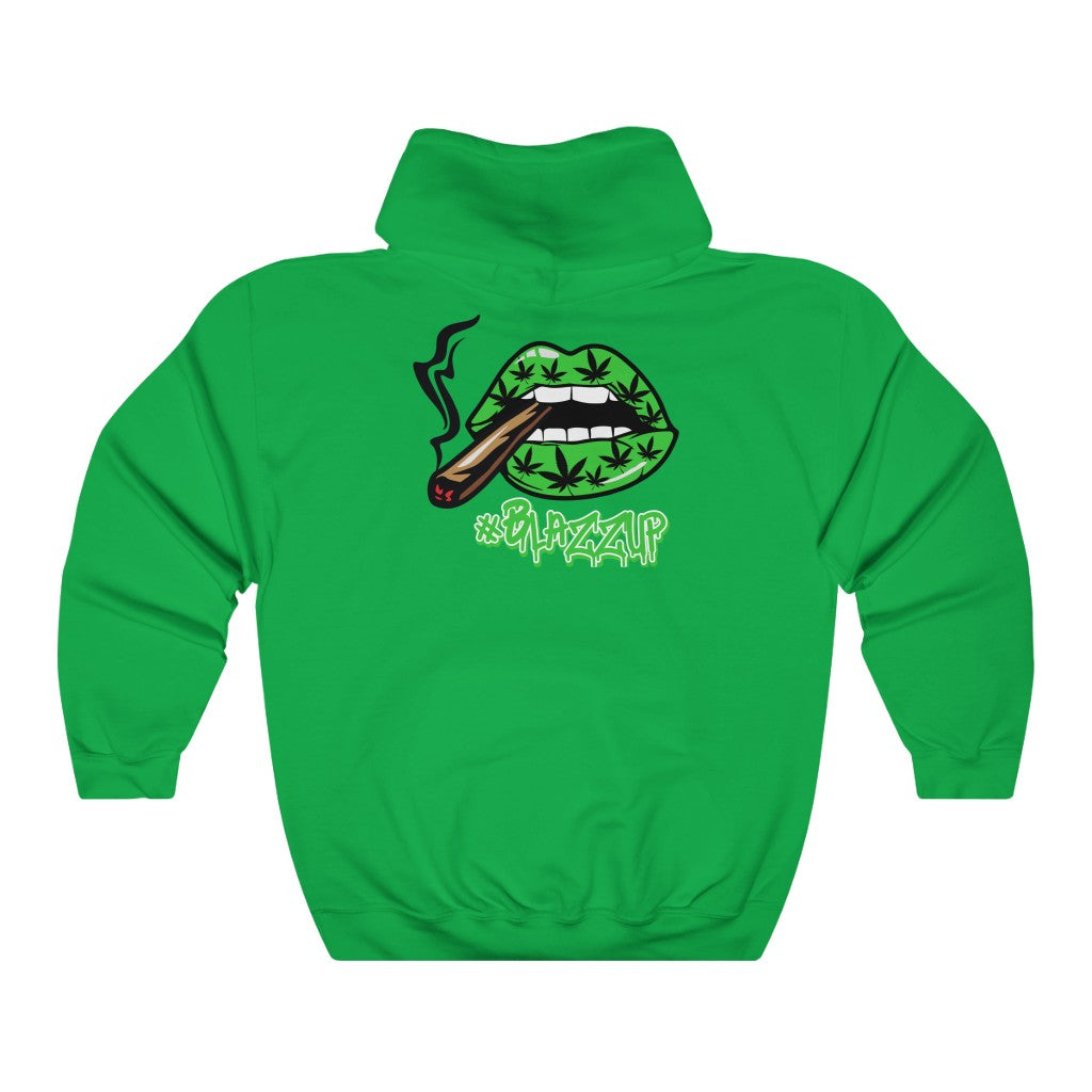 Classy Drip Green #Blazzup Unisex Heavy Blend™ Hooded Sweatshirt