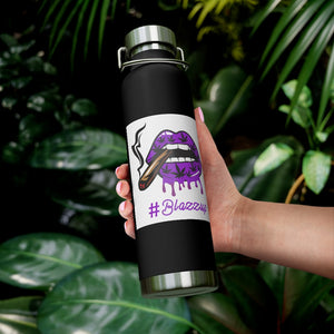 #BLAZZUP Scary Drip Purple  22oz Vacuum Insulated Bottle