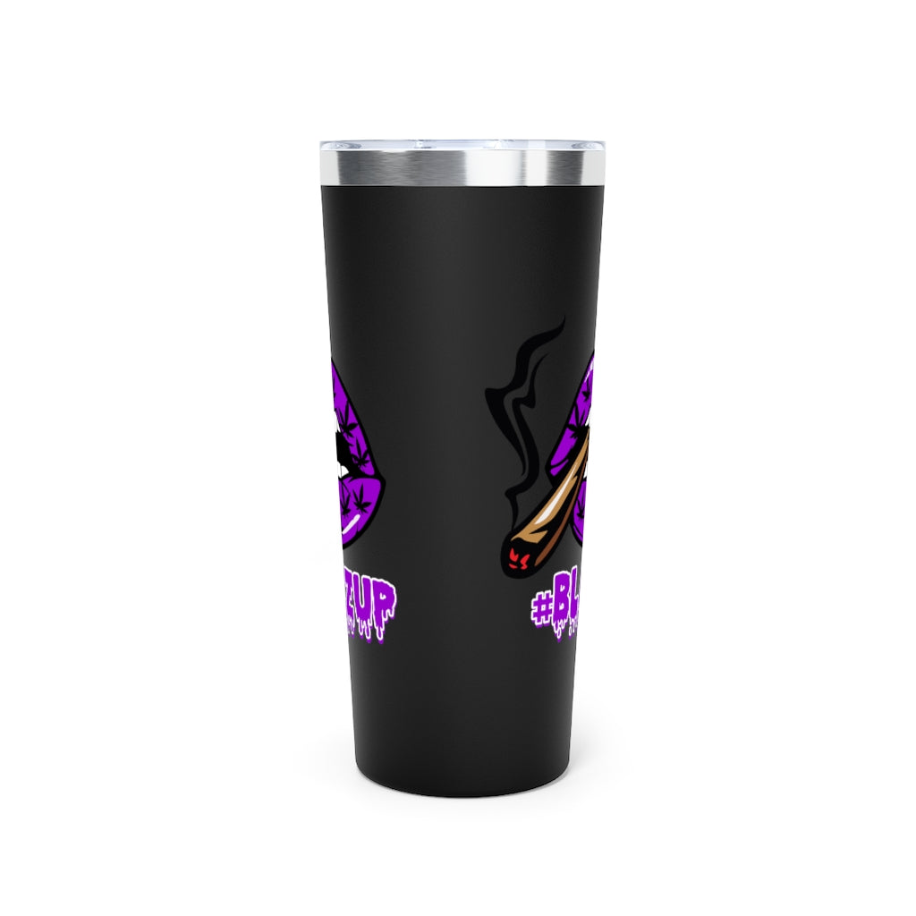 #BLAZZUP Purple Spooky Drip Copper Vacuum Insulated Tumbler, 22oz