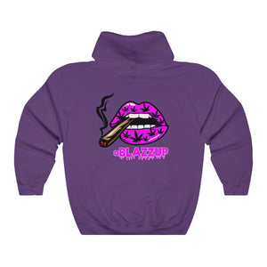 Pink #Blazzup  Hooded Sweatshirt