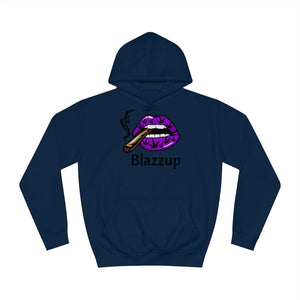 Blazzup Classic Print  Unisex College Hoodie