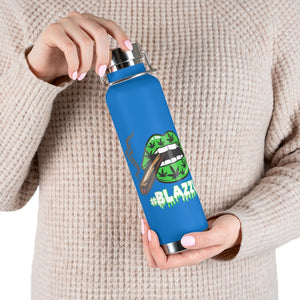 #Blazzup Spooky Drip green/white 22oz Vacuum Insulated Bottle