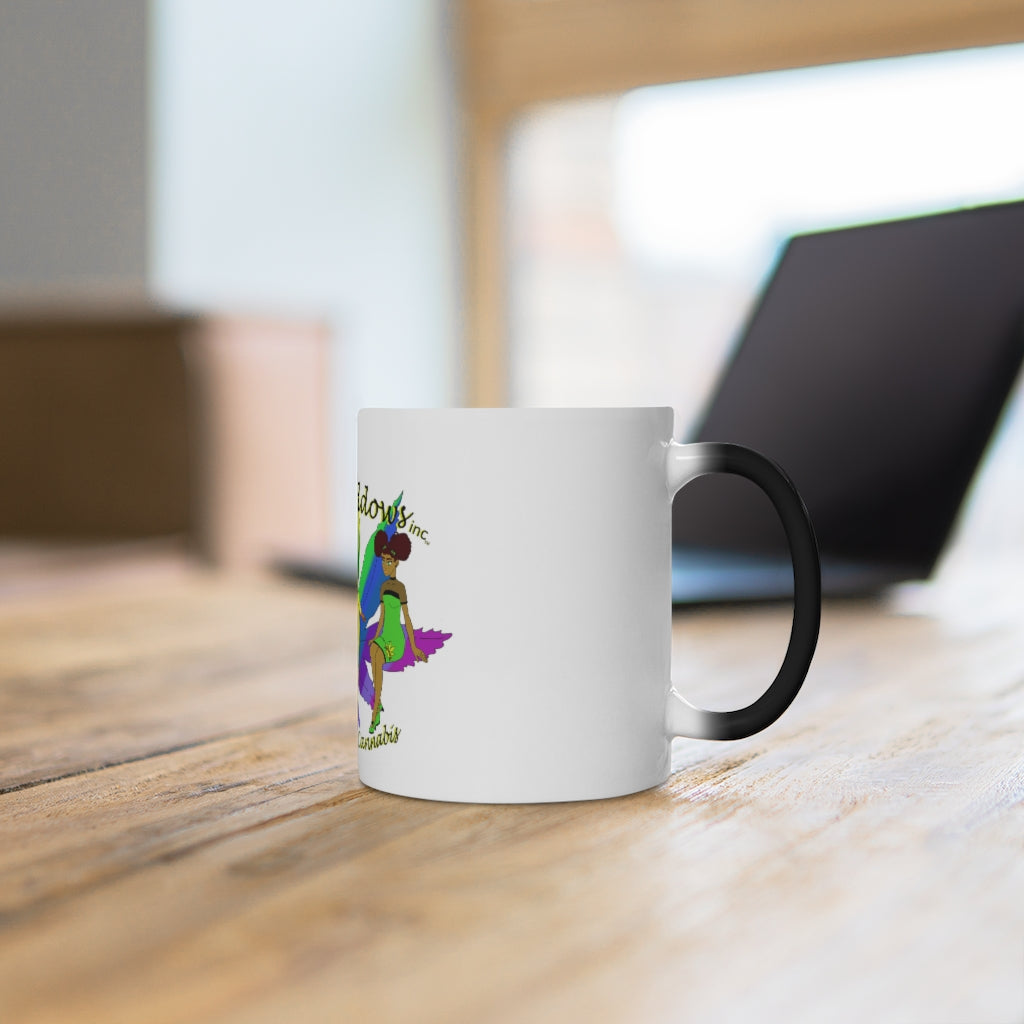 1st Ladies Of Cannabis Rainbow leaf Color Changing Mug