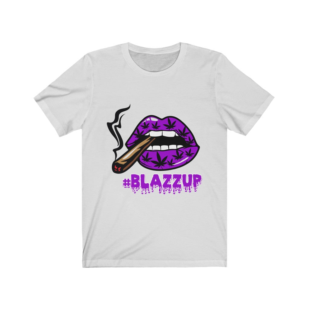 Purple #Blazzup spooky Drip Unisex Jersey Short Sleeve Tee