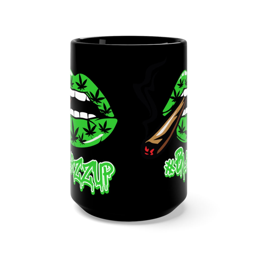 Green/Black Classy drip Mug 15oz