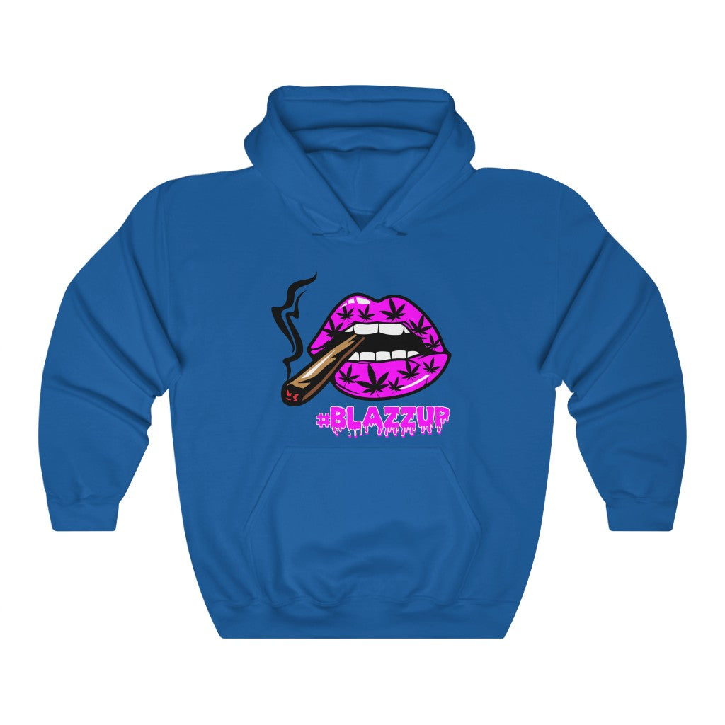 Pink #Blazzup  Hooded Sweatshirt