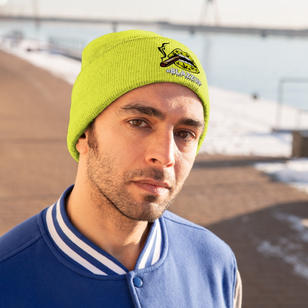 #Blazzup Knit Beanie