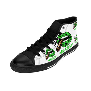 #Blazzup Green Spooky Drip Women's High-top Sneakers