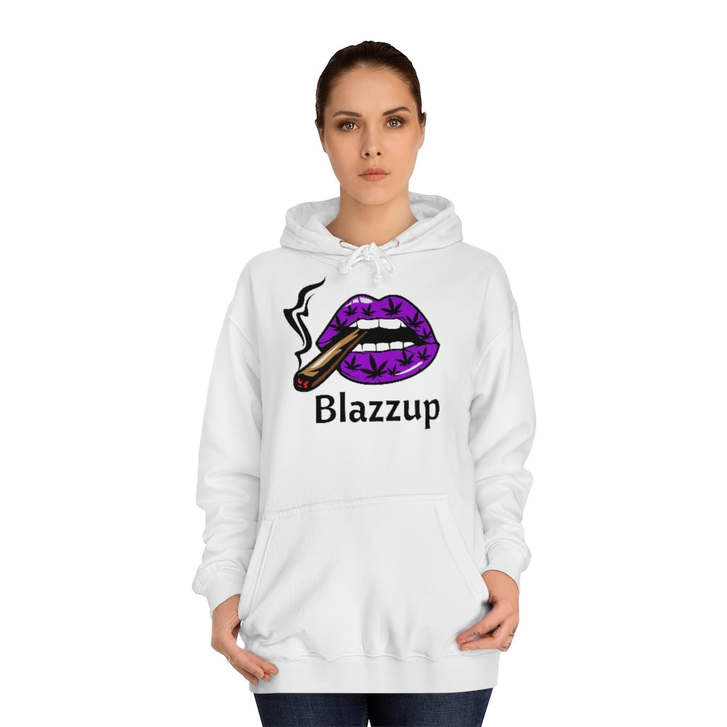 Blazzup Classic Print  Unisex College Hoodie