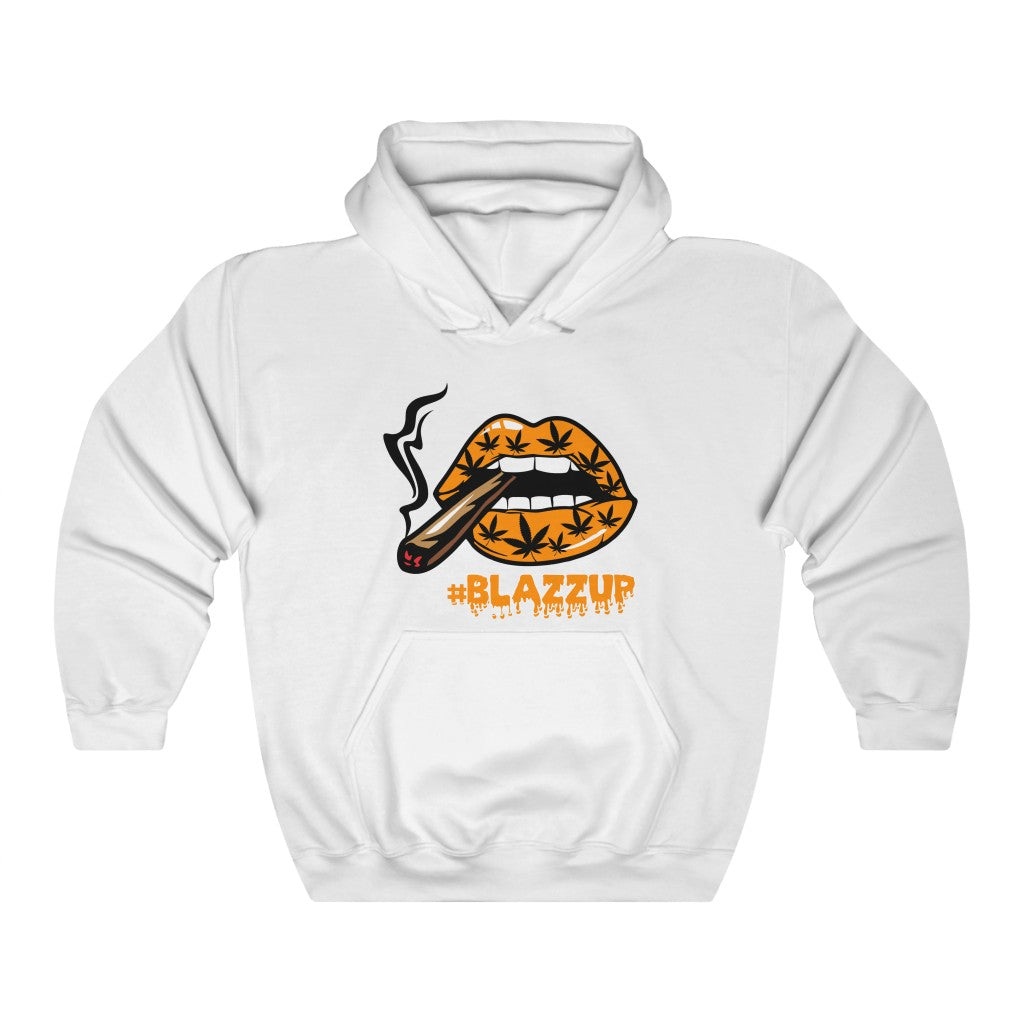 Orange #Blazzup ™ Hooded Sweatshirt