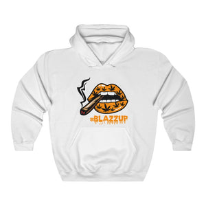 Orange #Blazzup  ™ Hooded Sweatshirt