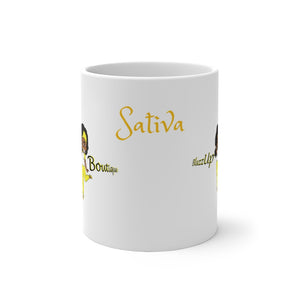 Sativa Girl Yellow Color Changing Mug