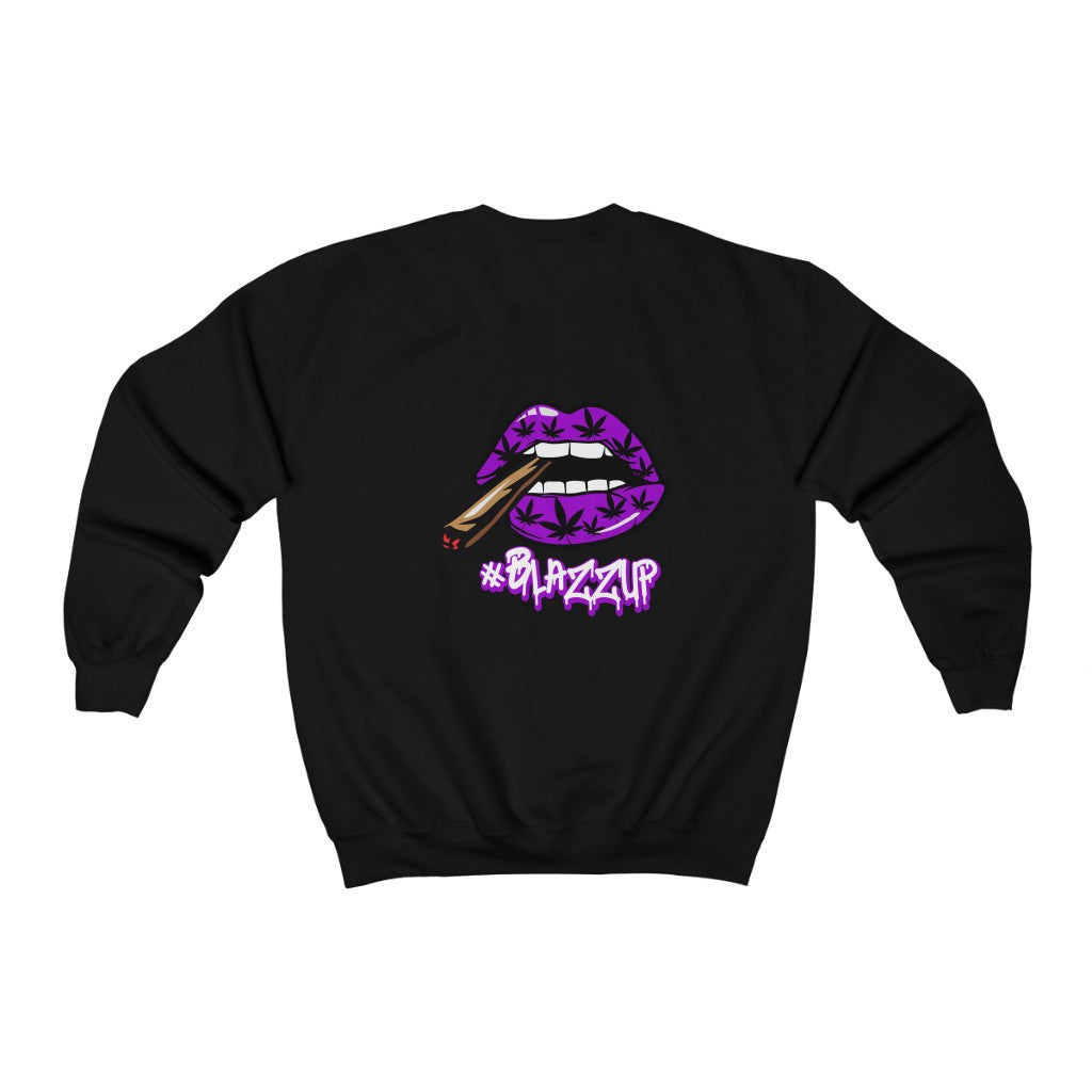 #Blazzup Purple Unisex Heavy Blend™ Crewneck Sweatshirt