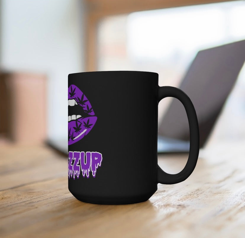 Purple/Black  #Blazzup Spooky Drip Coffee Mug